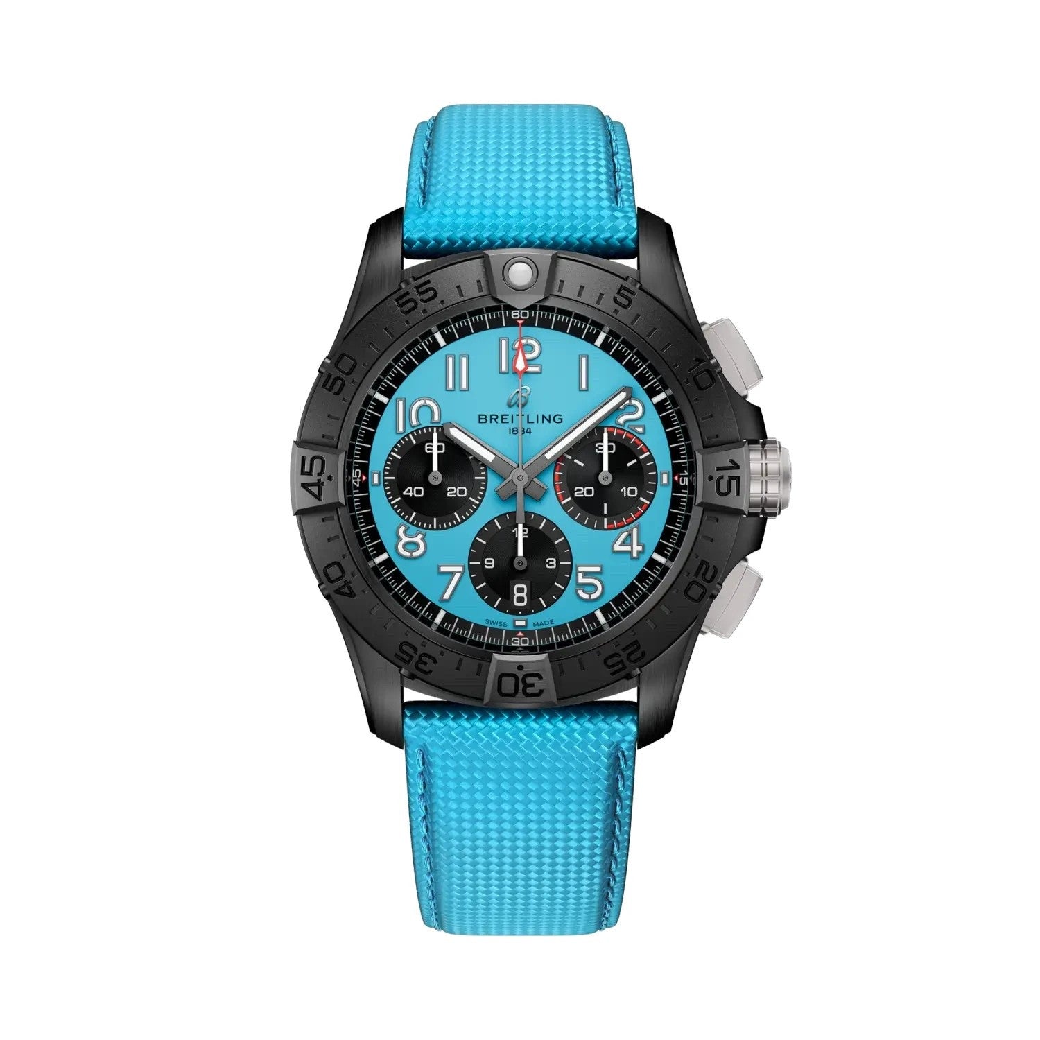 NEW 2026 Breitling Avenger B01 Night Mission Turquoise Dial 42mm SB0146101L1X1
