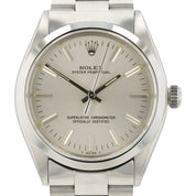 Rolex Oyster Perpetual Silver Dial Stainless Steel 34mm Automatic Men’s 1002