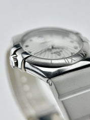 Omega Watch Constellation White Dial Diamond 123.12.35.60.52.001 Quartz Movement