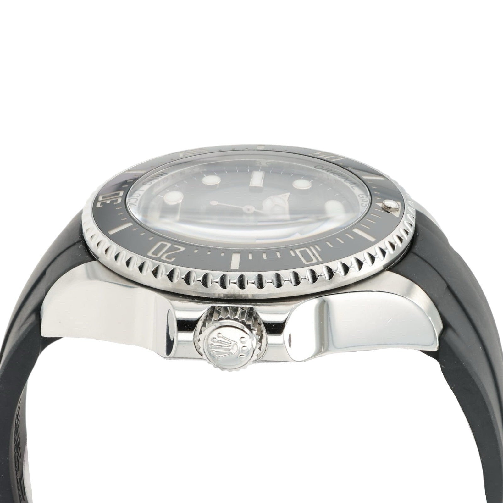 Rolex Deepsea Black Dial Stainless Steel 44mm Automatic Men’s Watch 116660