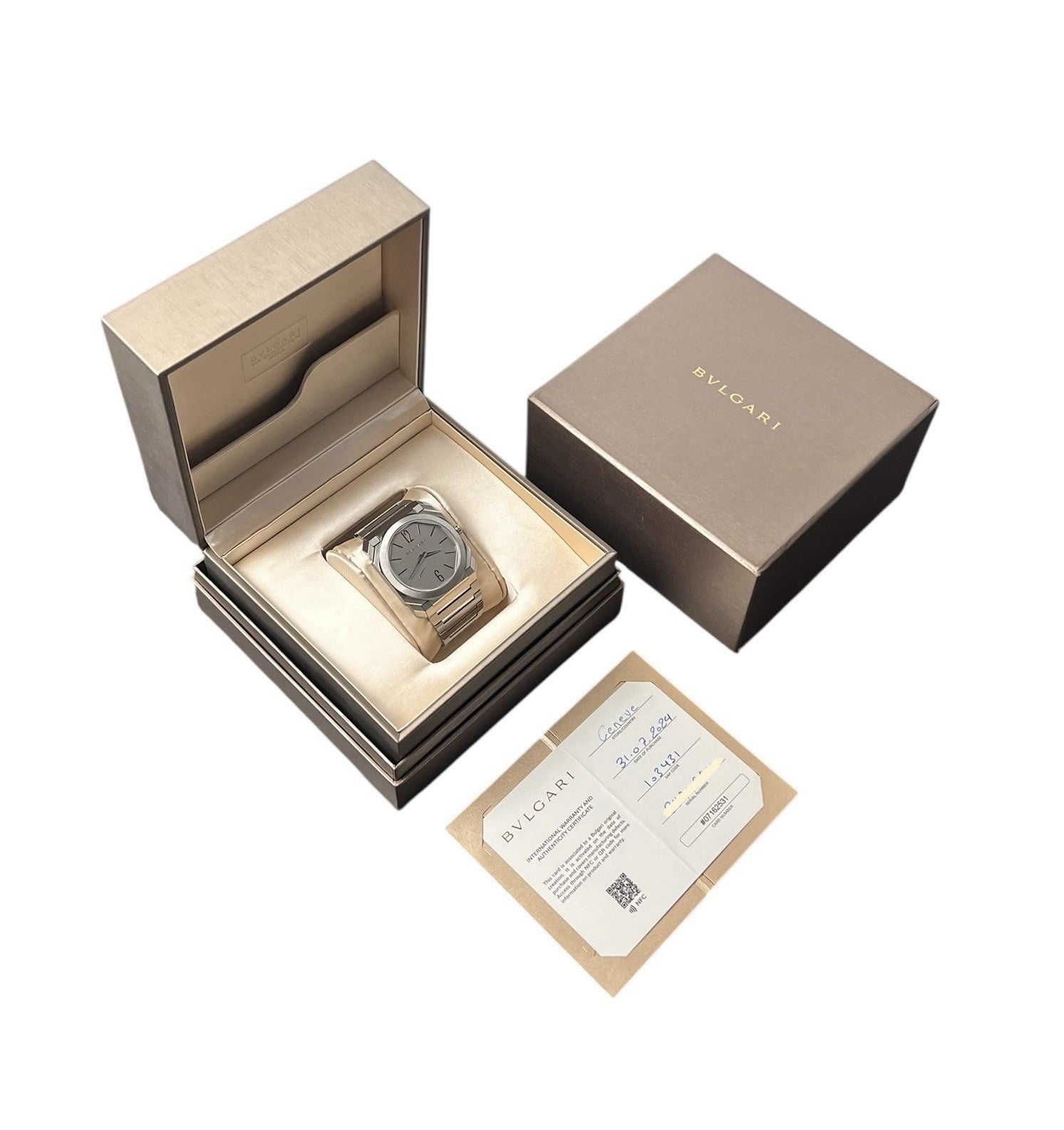 Bulgari Octo Finissimo Grey Dial Stainless Steel 40mm Automatic Men’s BGO40SXT