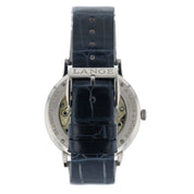A. Lange & Sohne Saxonia Blue Dial 18k White Gold 39mm Manual Wind Men’s 205.086