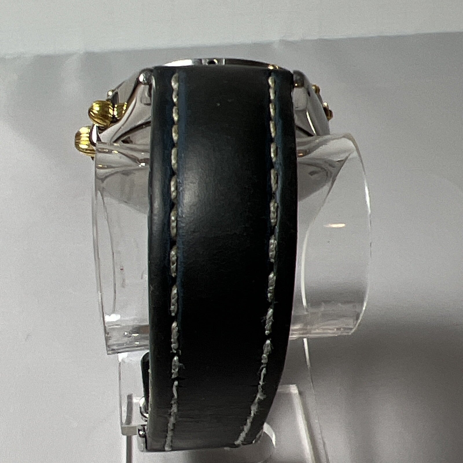 Breitling Two-Tone Blue Dial 39mm 81.950 Chronograph Automatic Date Watch - READ