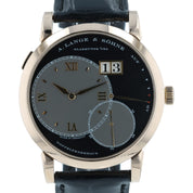 A. Lange & Sohne Grand Lange 1 Black Dial 18k Rose Gold 42mm Manual Mens 115.031
