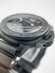 Panerai Luminor Submersible Carbon Black Dial 47mm Automatic Mens Watch PAM00616