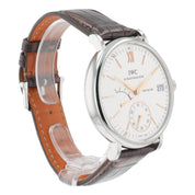 IWC Portofino Stainless Steel White Dial 45mm Manual Wind Men’s Watch IW510103