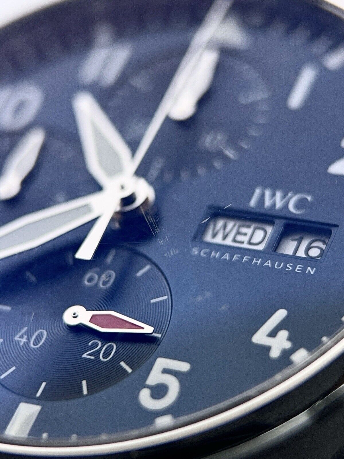 IWC Pilot Chronograph Stainless Steel Blue Dial 41mm Automatic Men’s IW388102