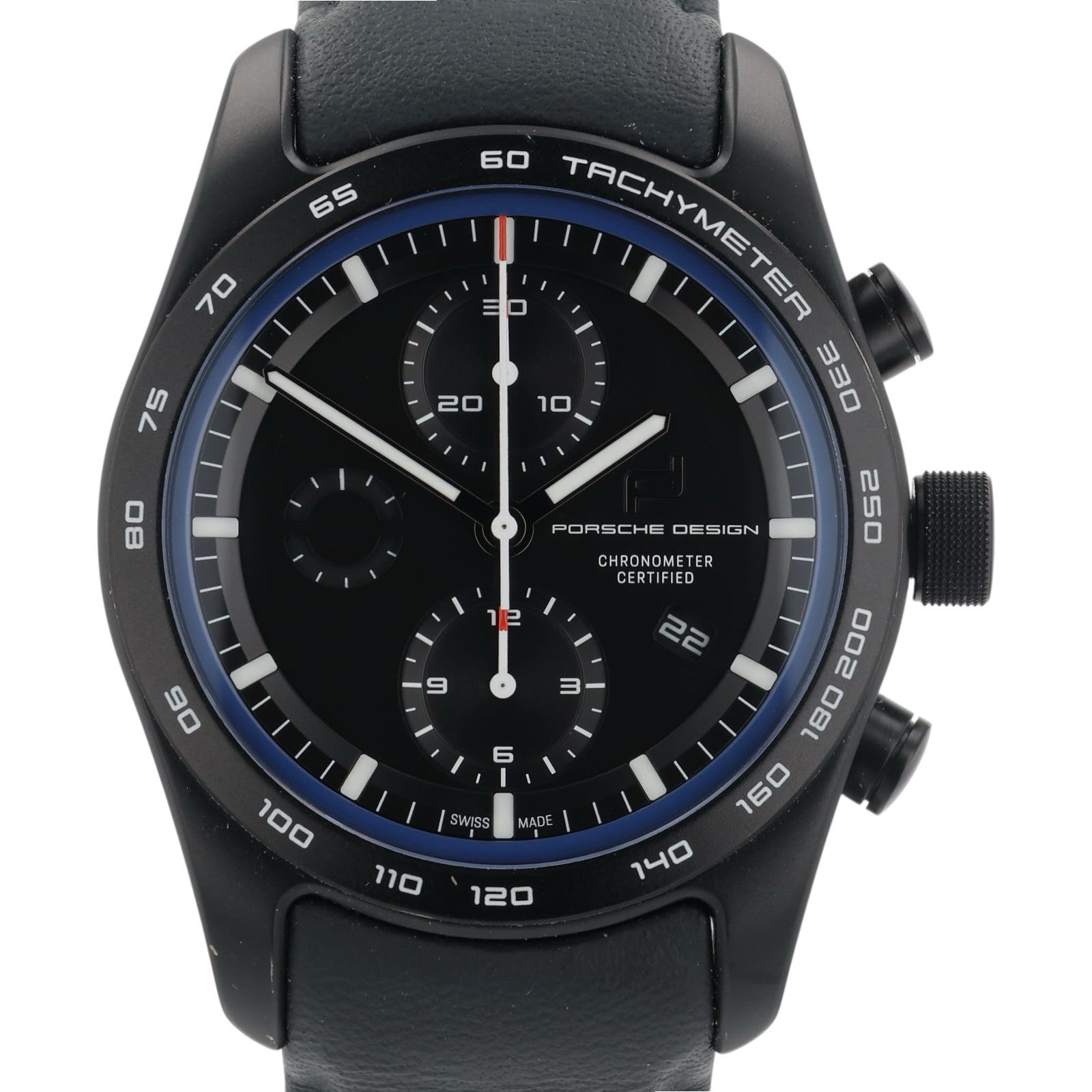 Porsche Design Chronotimer Black Dial Titanium 42mm Automatic Men’s 6014.0001