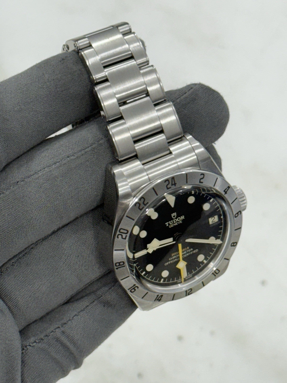 2022 Tudor Black Bay Pro Stainless Steel GMT Men's Black Dial Watch 79470