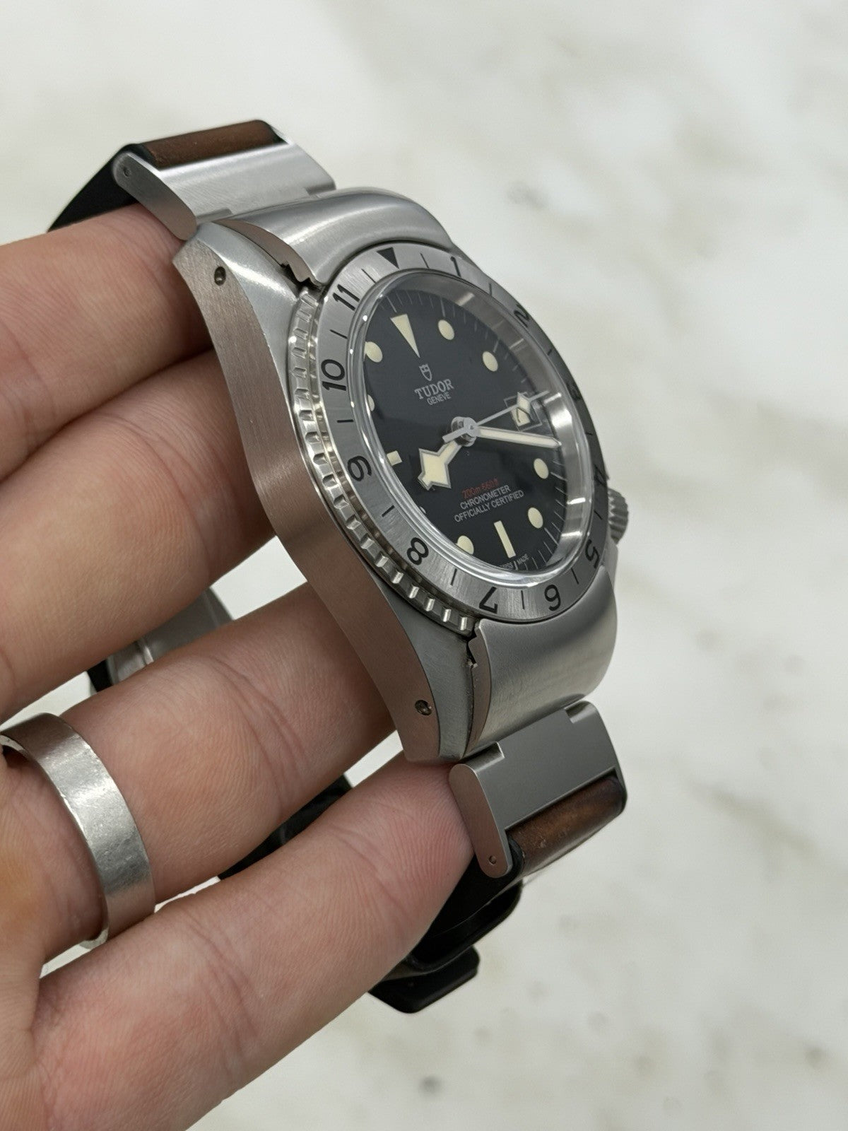 2021 Tudor Black Bay P01 Automatic 42mm Stainless Steel Men's Strap Watch 70150