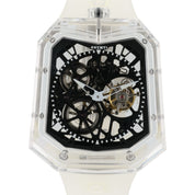 Aventi Sapphire Tourbillon Skeletonized Dial Sapphire Case 48mm Watch A11-S