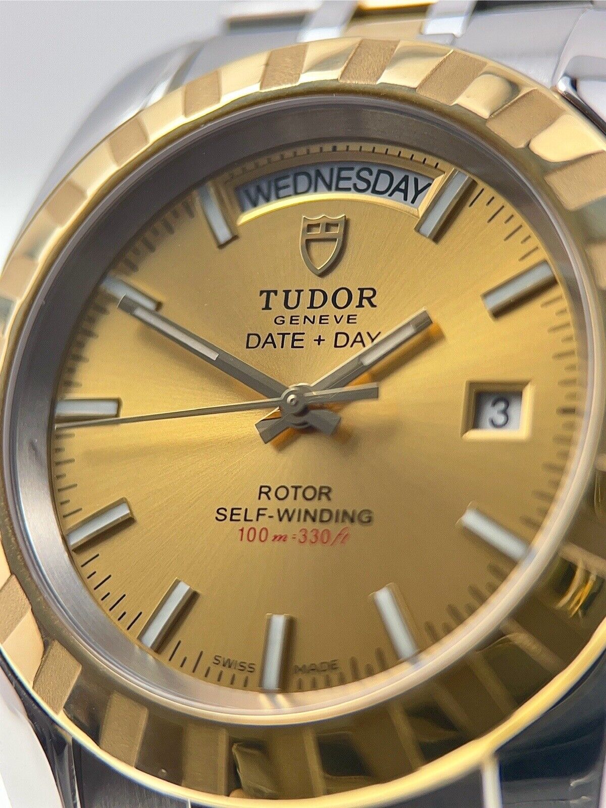 Tudor Classic Day Date Steel & Gold 41mm Automatic Men’s Watch 23013