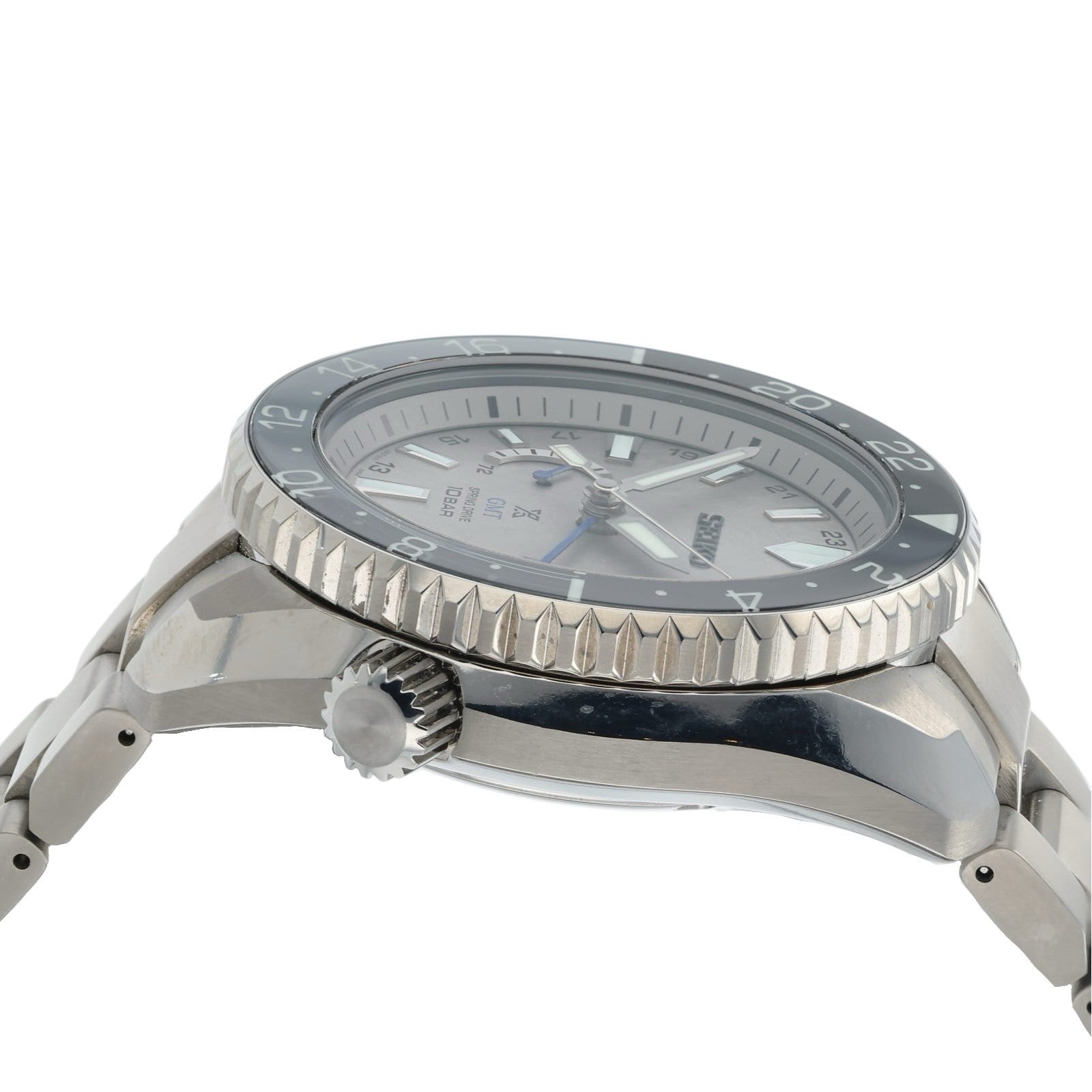 Seiko Prospex GMT Titanium Gray Dial 44mm Automatic Men’s Watch SNR051