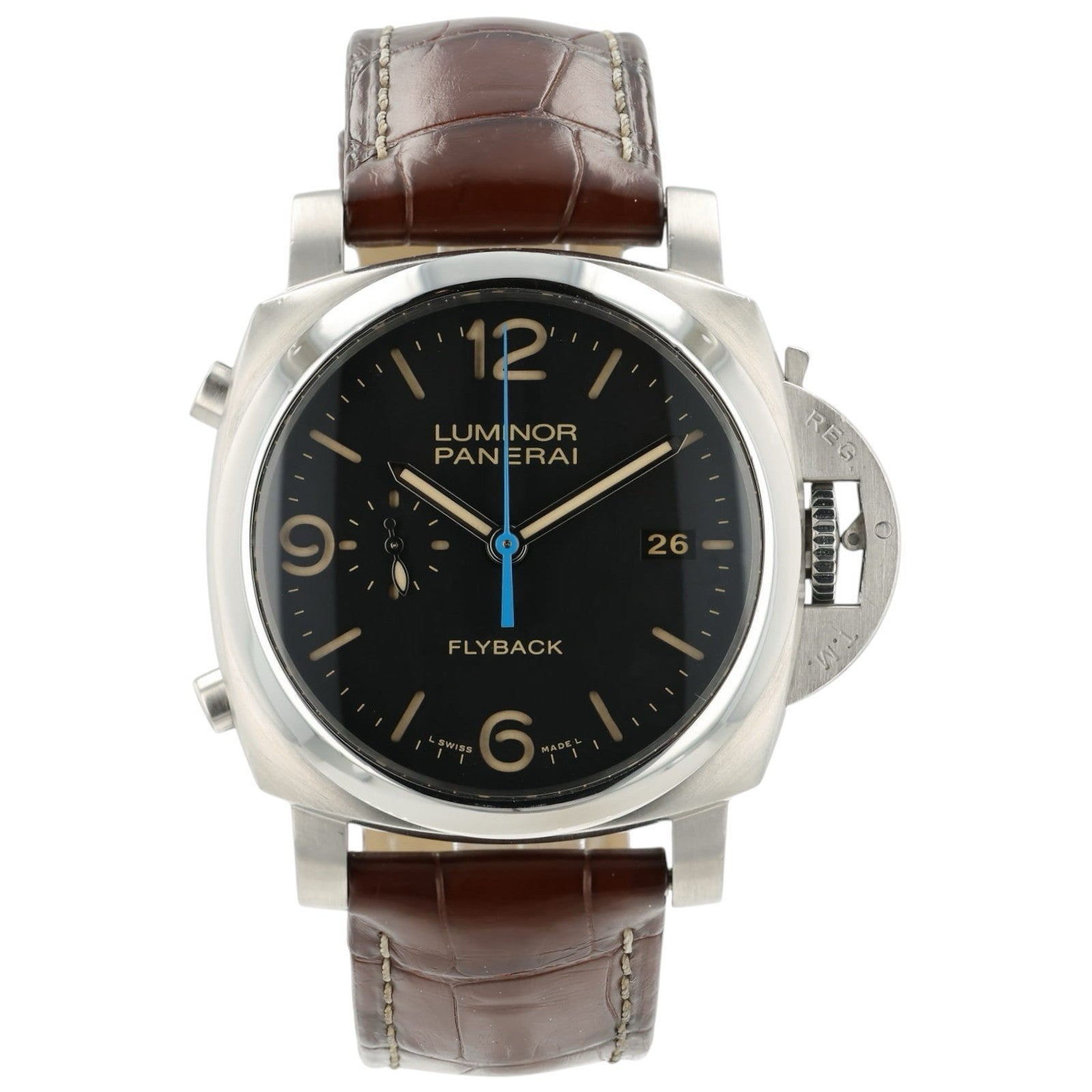 Panerai Luminor Flyback Black Dial Stainless Steel 44mm Automatic Men’s PAM00524