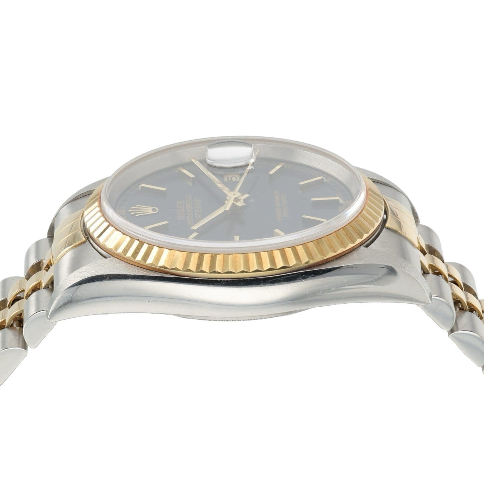 Rolex Datejust Blue Dial Gold & Steel 36mm Automatic Movement Mens Watch 16233