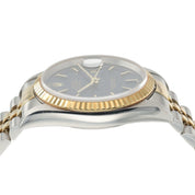 Rolex Datejust Blue Dial Gold & Steel 36mm Automatic Movement Mens Watch 16233
