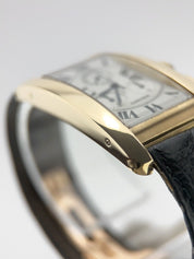 Cartier Tank Americaine 18k Yellow Gold 26x45mm Quartz Watch 1730 - Serviced