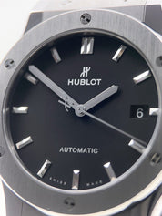 Hublot Classic Fusion Titanium Black 45mm Automatic Men’s Watch 511.NX.1171.LR