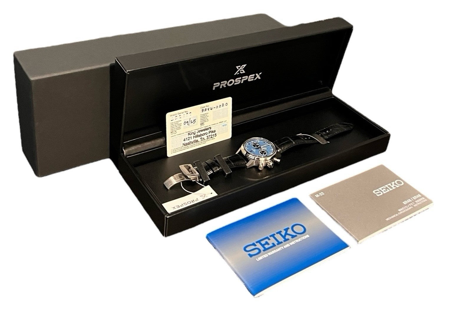 Seiko Prospex Stainless Steel Blue Dial 43mm Automatic Men’s Watch SRQ039