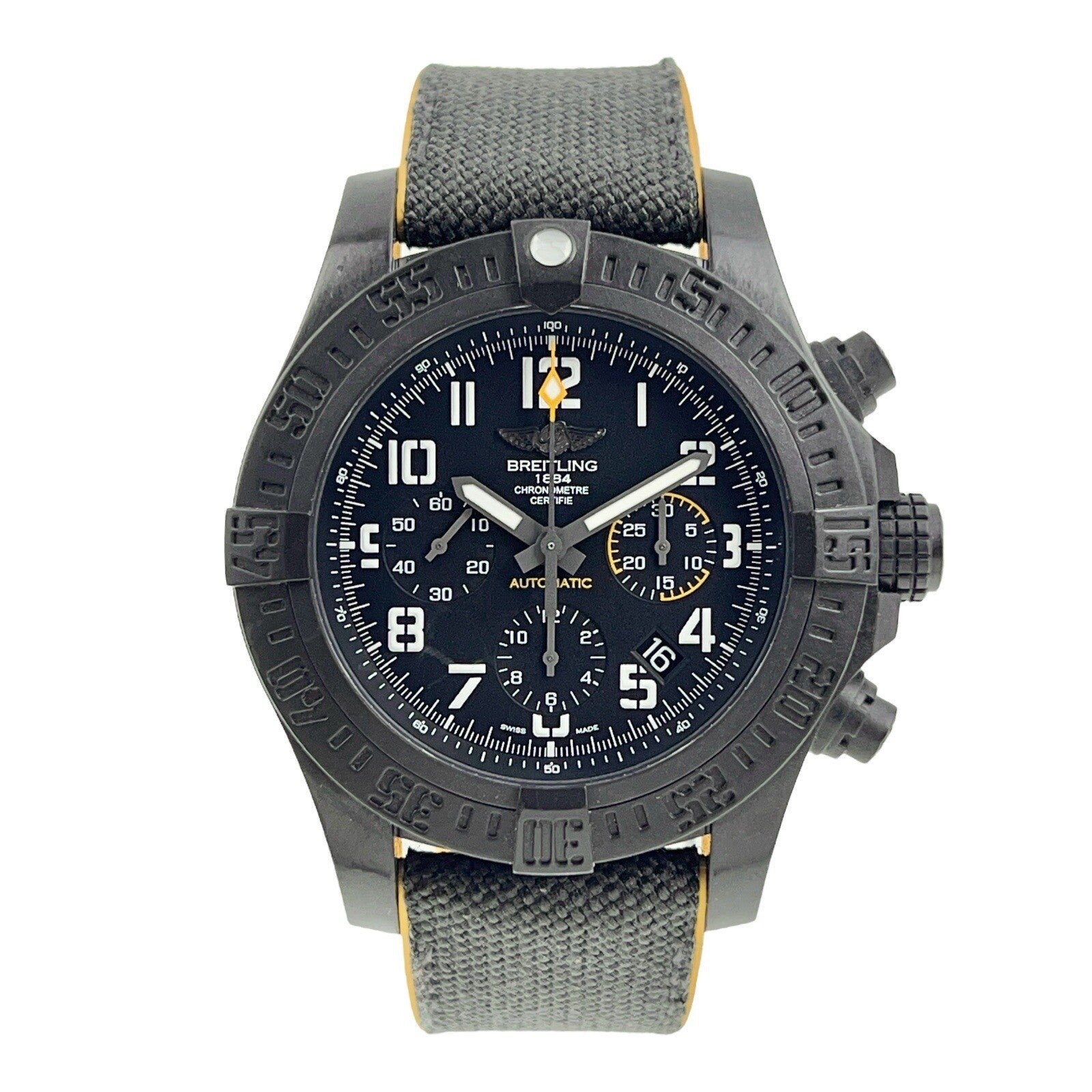 Breitling Avenger Hurricane Carbon Black Dial 45mm Chronograph  XB0180 W/ B&P