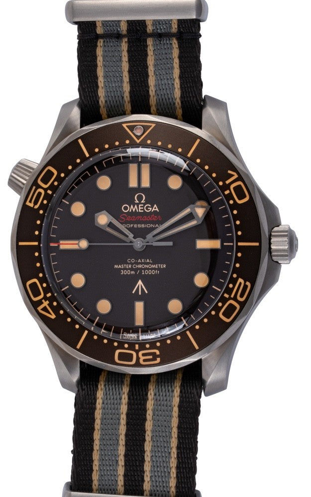Omega Seamaster NTTD James Bond 007 No Time To Die Watch - 210.92.42.20.01.001