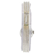 Rolex Cocktail Watch Silver Dial 18k White Gold 15mm Manual Wind Womens 2166