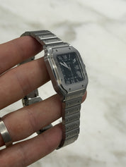2026 Cartier Santos Stainless Steel Green Dial 35mm Auto Men’s Watch WSSA0061