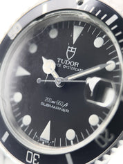 Tudor Submariner Stainless Steel Black Dial 36mm Automatic Men's Watch 75090