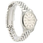 Rolex Date Silver Dial Stainless Steel 34mm Automatic Movement Mens Watch 1500
