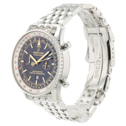 Breitling Chrono-Matic Black Dial Steel 41.5mm Automatic Mens Chronograph A41350