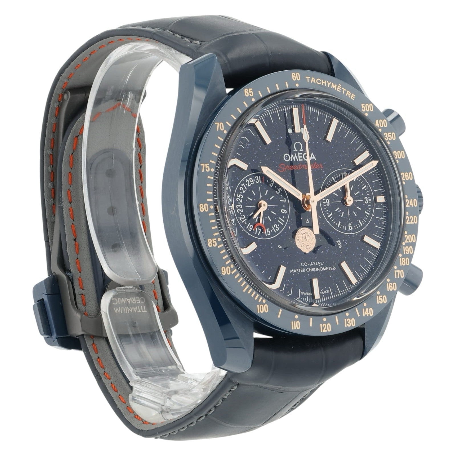 Omega Speedmaster Moonphase 304.93.44.52.03.002 Blue Side Of The Moon Aventurine