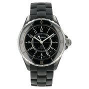 Chanel J12 Black Dial Stainless Steel 39mm Automatic Women's Watch - Box/Papers