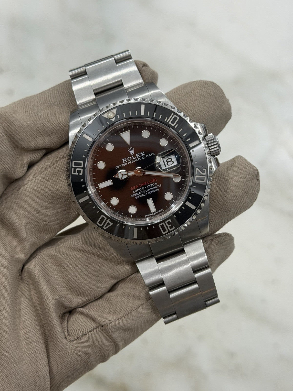 Rolex Sea Dweller Red Letter Steel Black Dial 43mm Men’s Watch 126600