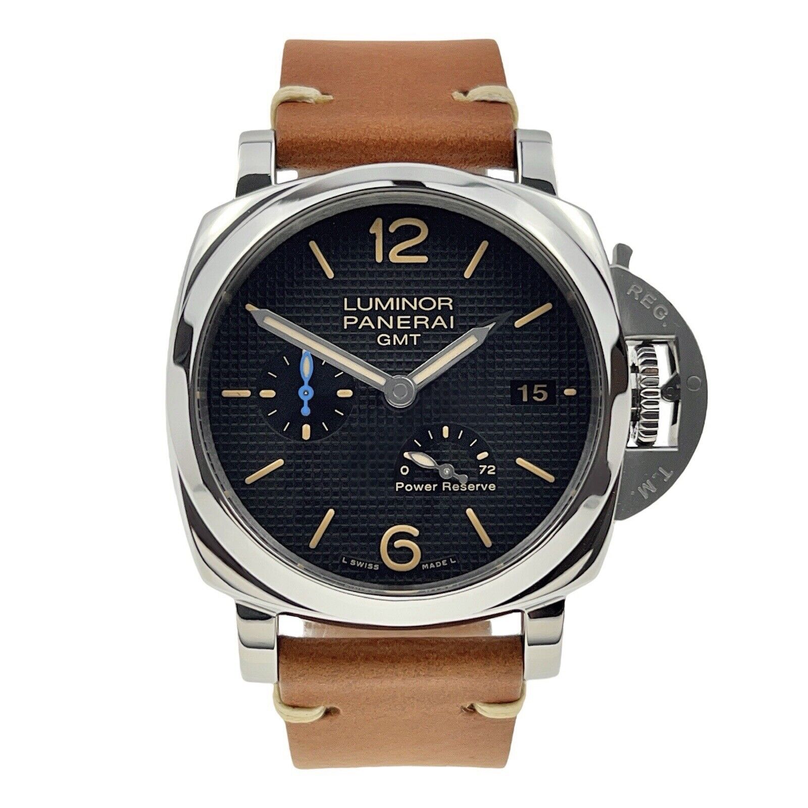 Panerai Luminor 1950 3 Days GMT Power Reserve Stainless Steel PAM01537