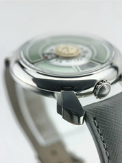 Gaga Laboratorio Stainless Steel Green Dial 42mm Automatic Mens Watch LM-50-001
