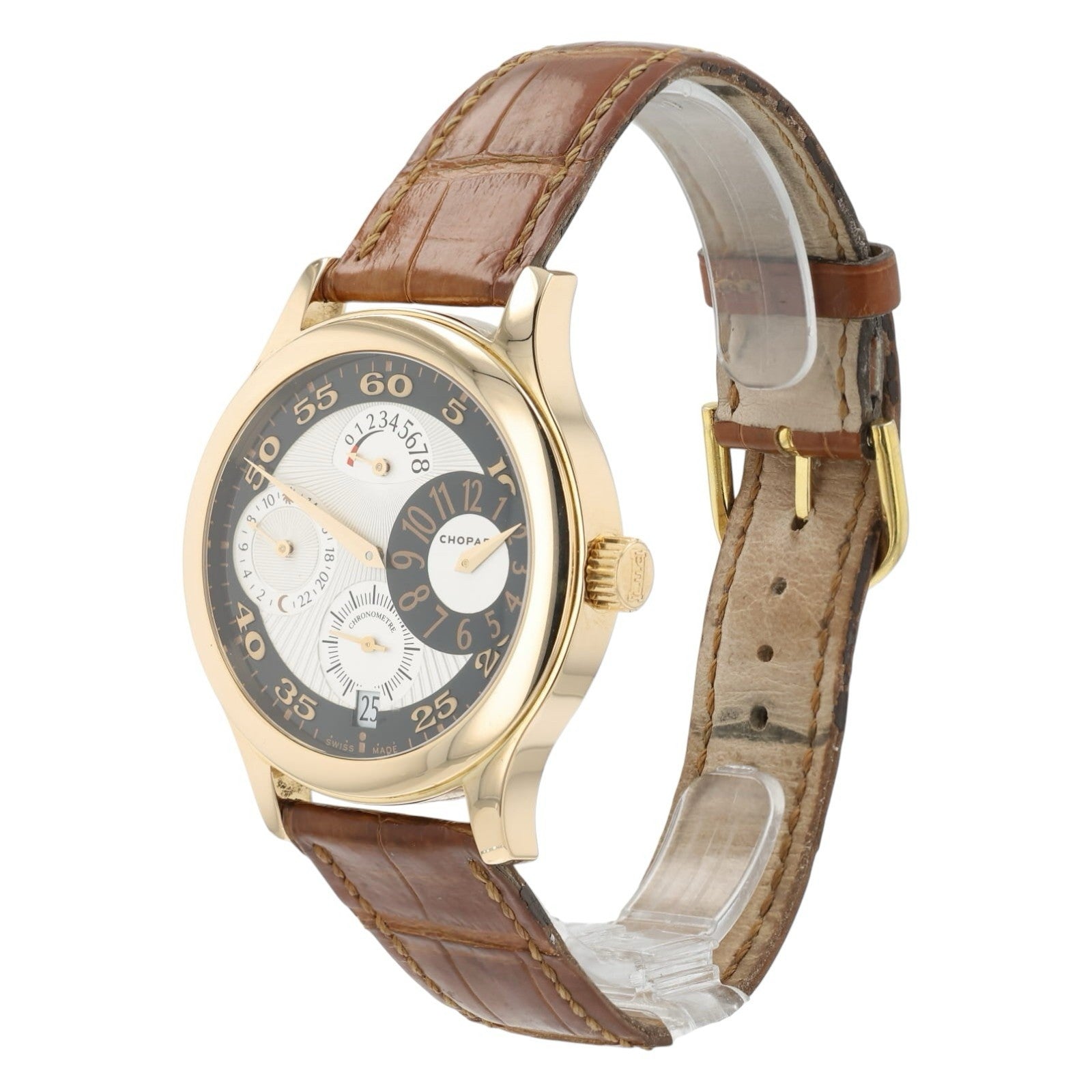 Chopard LUC Silver Dial 18k Yellow Gold 40mm Manual Wind Men’s Watch 17/1874