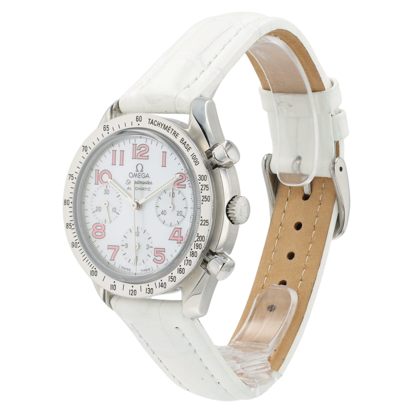 Omega Speedmaster Mother of Pearl Dial Steel 39mm Automatic Watch 3834.74.34