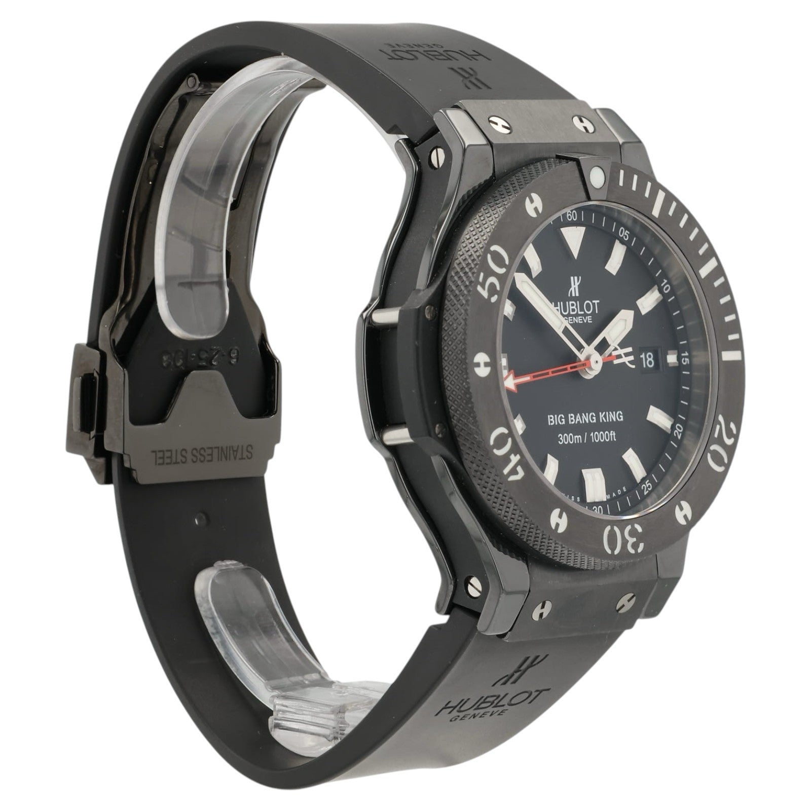 Hublot Big Bang King Black Dial Ceramic 44mm Automatic Mens Watch 312.CM.1120.RX