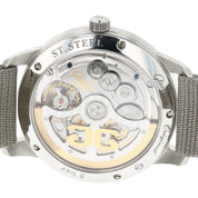 Glashutte Original Senator Steel Black Dial 40mm Automatic Mens 1-36-01-03-02-66