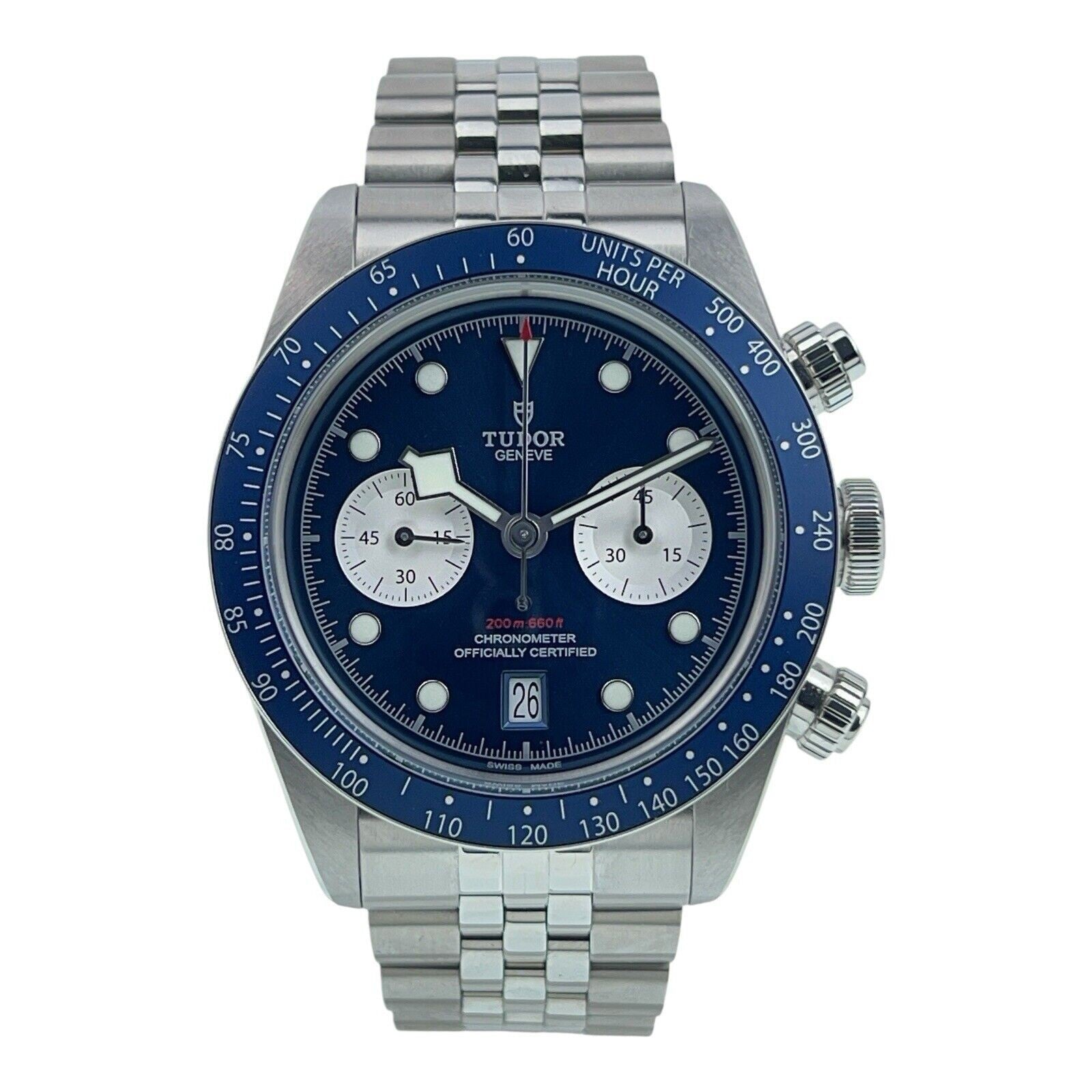 NEW 2024 Tudor Black Bay Stainless Steel Blue Dial 41mm Auto Men’s Watch 79360B