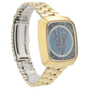 Elgin Jump Hour Blue Dial Steel 45x36mm Automatic Movement Mens WW2109024LC