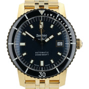 Zodiac Super Sea Wolf Blue Dial 18k Gold Plated 40mm Automatic Men’s ZO9308