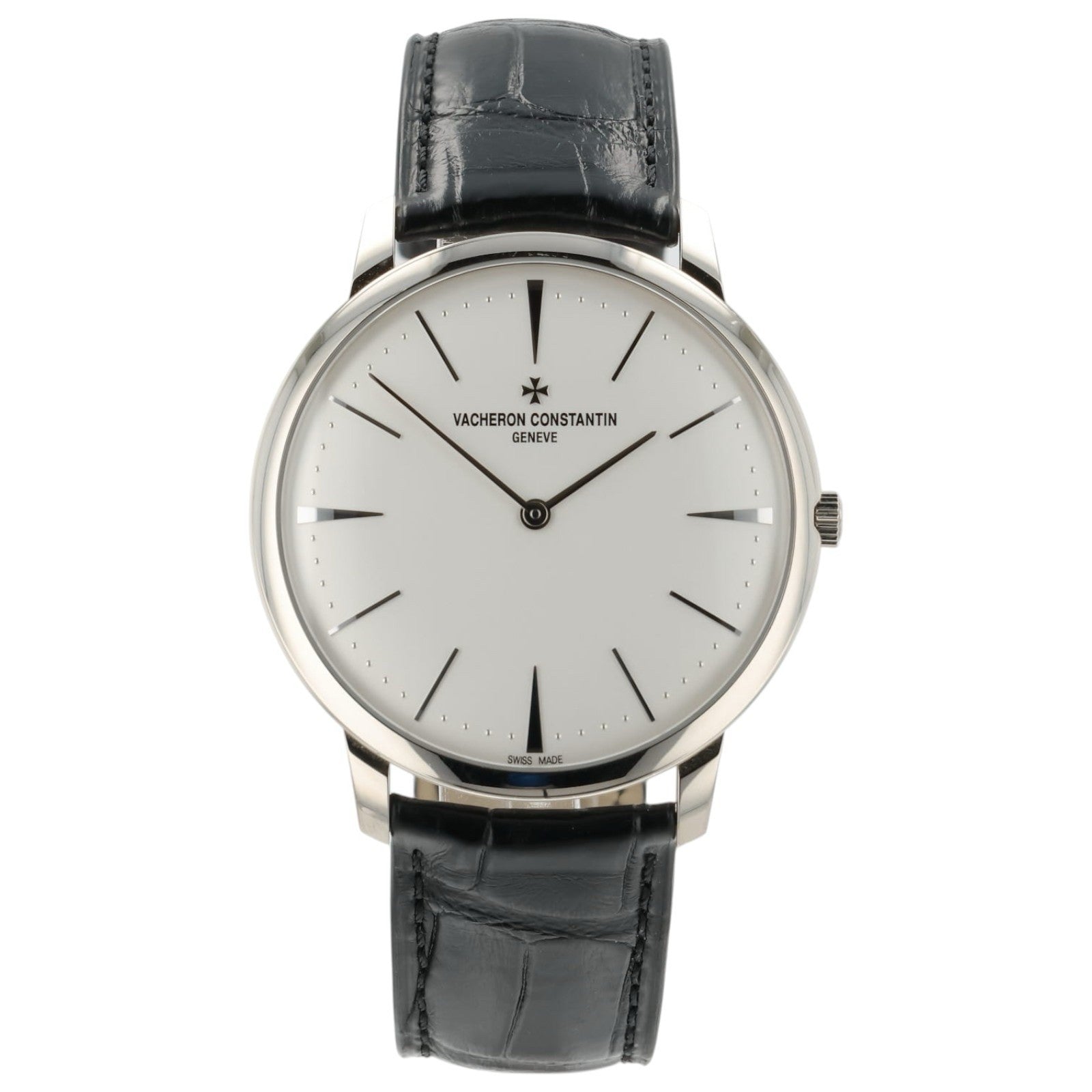 Vacheron Constantin Patrimony White Dial 18k White Gold 40mm Manual Wind 81180