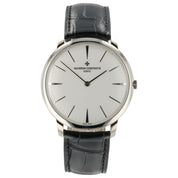 Vacheron Constantin Patrimony White Dial 18k White Gold 40mm Manual Wind 81180