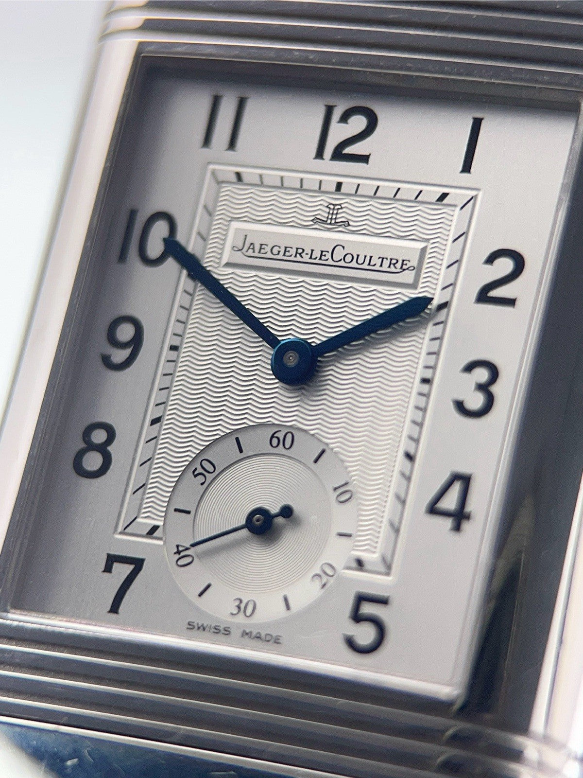 Jaeger-LeCoultre Reverso Steel Black & Silver Dial 26mm Manual Watch 272.8.54