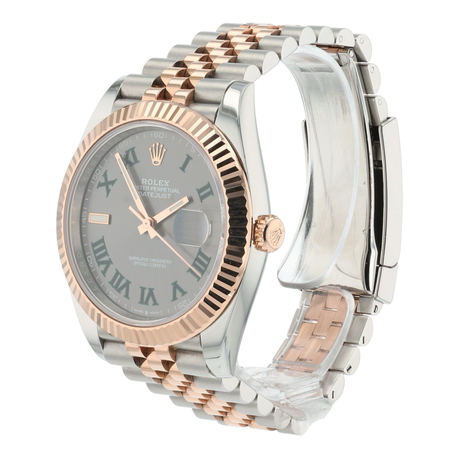 Rolex Datejust 41 Stainless Steel & Gold Grey Dial 41mm Automatic Mens 126331