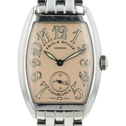 Franck Muller Casablanca Salmon Dial Steel 29x39mm Manual Wind Mens 7205 S6
