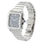 Cartier Santos Stainless Steel Blue Dial 39.8mm Automatic Men’s Watch WSSA0013