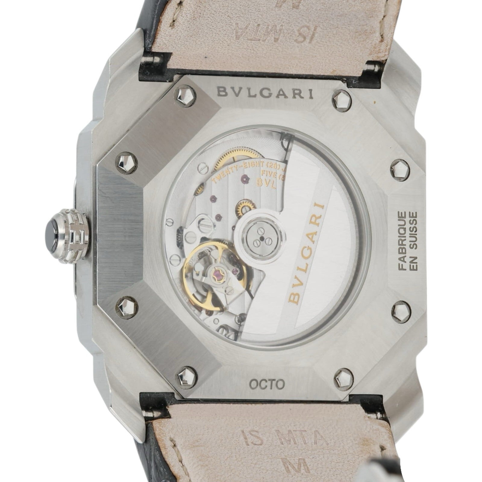 Bulgari Octo Black Dial Stainless Steel 41mm Automatic Men’s Watch BGO41S