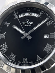 2022 Tudor Royal Day Date Black Automatic Steel 41mm 28600 Bracelet - Box/Papers